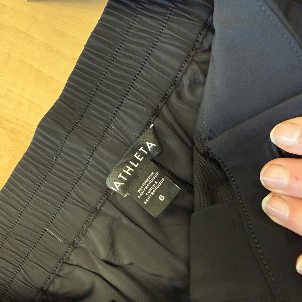 NWT Athleta Pinnacle High Rise Cargo Trouser | Black - Picture 9 of 12